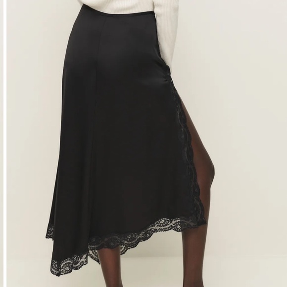 Reformation Stacia Satin Skirt size 2 NWT - Picture 4 of 8